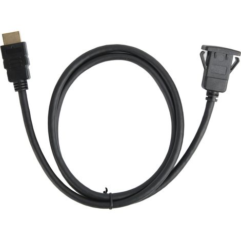 Câble de rallonge HDMI haute définition 3ft pour montage encastré - Connexion pour voiture, moto, bateau (1/5)