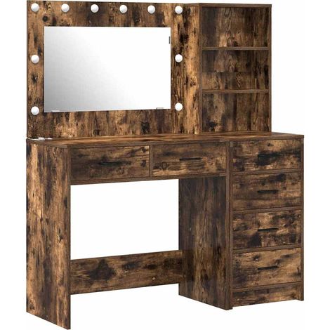Maison Exclusive - Tavolo da Trucco Marrone 78.5 x 41 x 135 cm Legno multistrato
