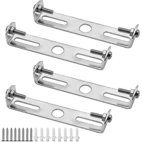 Support de fixation pour plafonnier (lot de 4), accessoires pour suspension (plaque de base de lustre) de 90 mm (1/3)