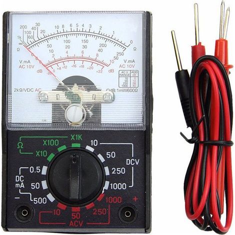 Outils de réparation de montres, multimètre numérique, wattmètre, multimètre de poche, multimètre analogique YX-1000A, ampèremètre CC YX-1000A, multimètre numérique analogique de poche, wattmètre, out (1/5)