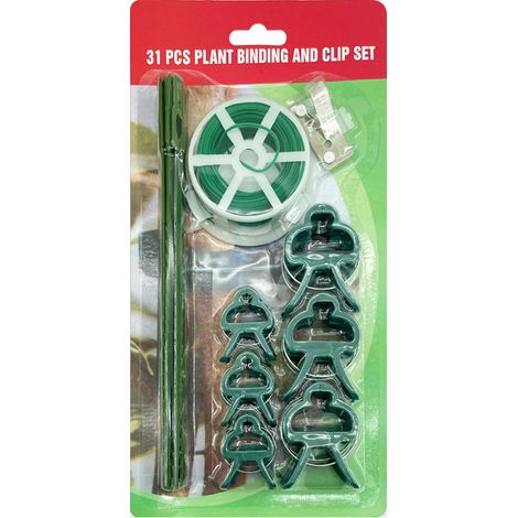 Set mit 31 Gartenclips zum Befestigen und Stützen von Klettertomatenpflanzen (1/3)