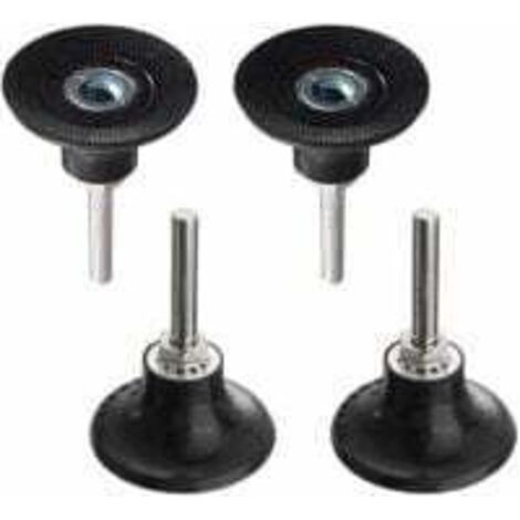 Plateaux de Polissage 50mm Disc Pad Support de Disque Abrasif de Ponçage Mandrin Polissage avec Tige de 1/4 '' Porte-Disque Rondes à Verrouillage Changement Rapide pour Outil Rotatif LO-Ron