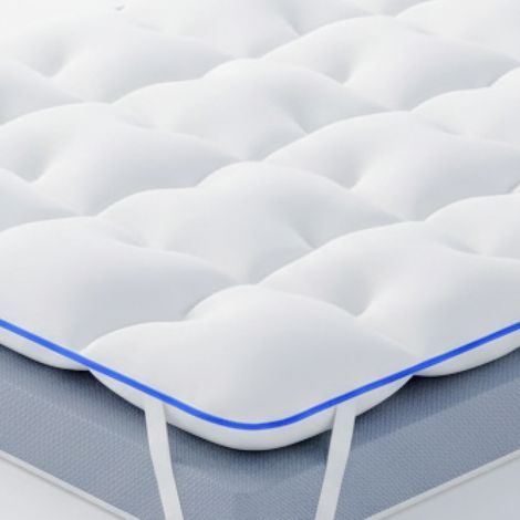 CASABEL Surmatelas Diamant 140 x 190 cm en Microfibre