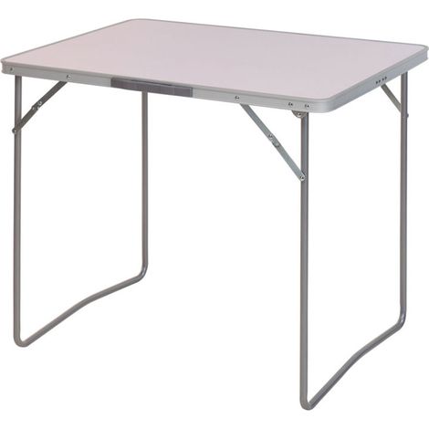 Mesa de camping plegable de aluminio 80x60x69cm (1/7)