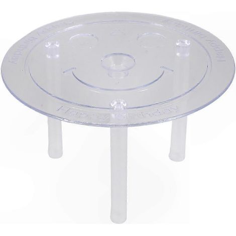 Présentoir à gâteaux 5 étages avec tiges en plastique (9/12/16/20/26cm) pour desserts multi-niveaux, support de pâtisserie empilable. (1/5)
