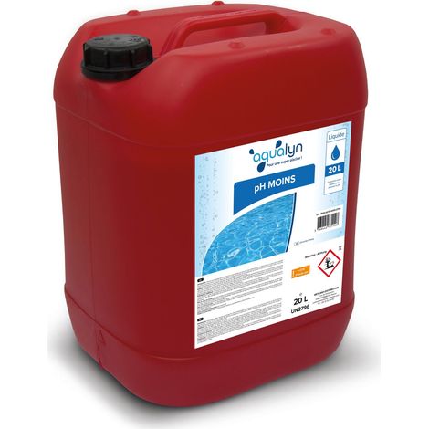 pH moins liquide 20 L 15 % Aqualyn Unité