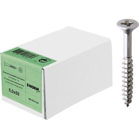 Vis à aggloméré SPS SeKo Inox A2 TG PZD 60x 60/36 KP E-NORMpro (Par 50)