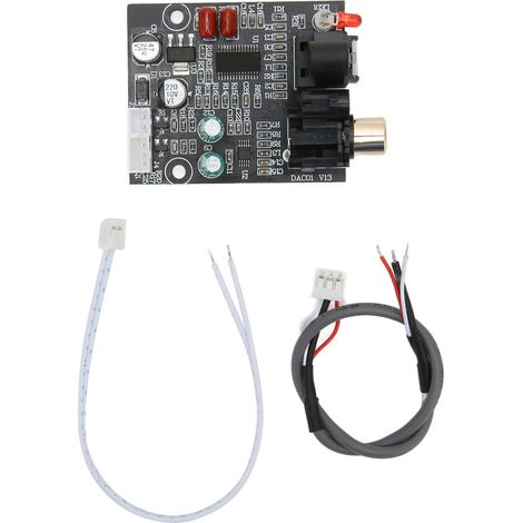 Module DAC Numérique 24 Bits 192KHz, Carte Décodeur Optique/Coaxial pour DIY et Modification Audio (1/5)