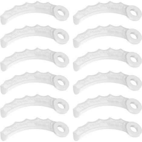 12Pcs Lame en Plastique Compatibilité pour Makita198426-9,Makita DUR189RF Coupe Bordure,UR100DZ,DUR191LZX3,DUR181Z,DUR192LZ,DUR368AZ,DUR369AZ,DUR190UZX3,UR3000 (1/4)