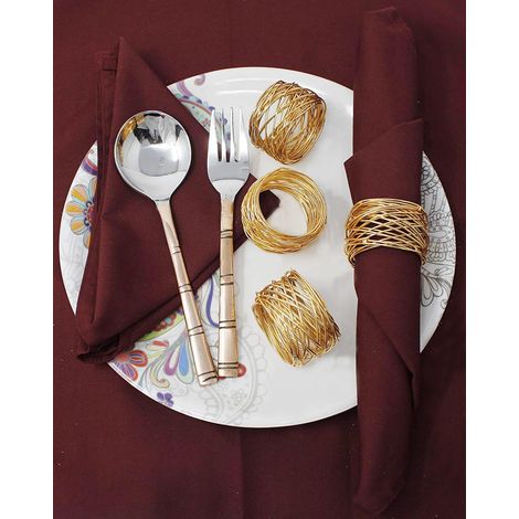 Set de rond de serviette de Noël artisanal usage quotidien (1/3)