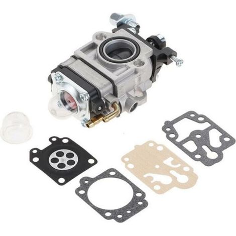 Carburateur Kit Réparation Débroussailleuse 43cc 52cc avec Joint Membrane Ampoule Tondeuse Taille Haie (1/4)