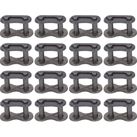 Kit de 16 maillons de chaîne à rouleaux, rigides et réutilisables, pour motos et vélos Baja. (1/5)