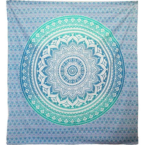 Tapiz  Pared / Pareo - Mandala - Verde