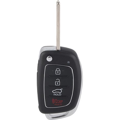 Coque de clé pliable pour Hyundai ix45 3+1 boutons (1/5)