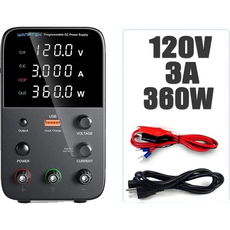 Alimentation électrique DC, tension réglable, affichage LED, Programmable 1