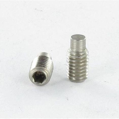 Vis métaux Sans tête six pans creux (sthc) M8X10 Clé de 4 HC4 Bout téton Acier zingué-1 pièce