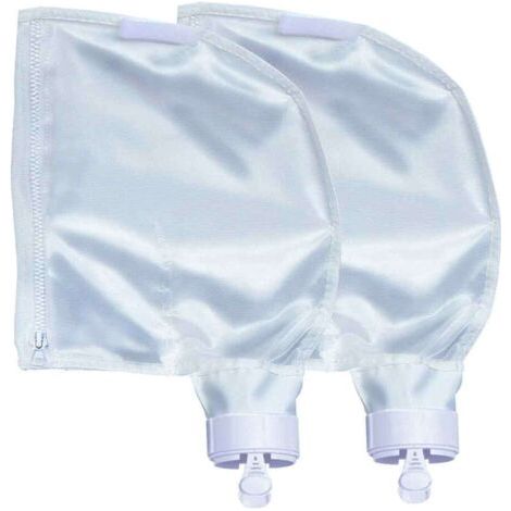 Sacchi filtranti regolabili per robot pulitori per piscine - Confezione da 2 sacchi filtranti con cerniera rinforzata, installazione rapida, resistenti. (1/5)