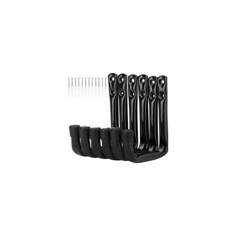 Lot de 6 Crochets Muraux pour Vélo Crochets de Rangement pour Garage Très Résistants avec Vis