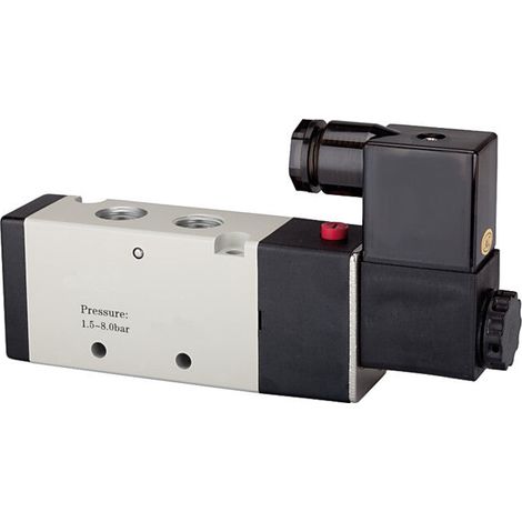 [NEUWERTIG] B-Ware Riegler Wegeventil 4V Ventil 5/2-Wegeventil elektropneumatisch G 1/8 230V 50Hz (1/2)