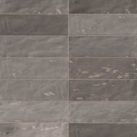 Carrelage effet Zellige Greige 20x6,5x0,85 cm Brillant Orisel - Mur intérieur (vendu par carton de 0,5 m²) - RO'MA CARRELAGE