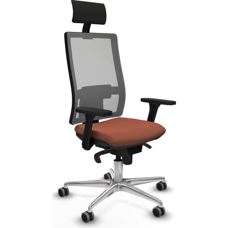 Piqueras y Crespo Horna Silla de oficina marrón ergonómica