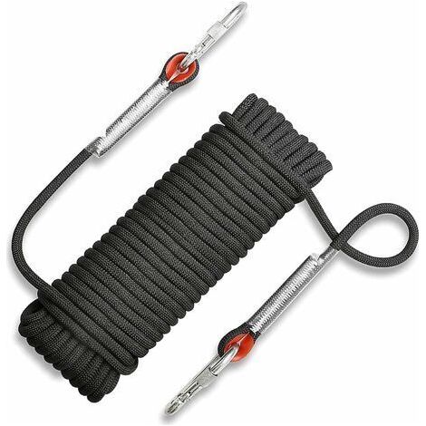 BUNTHAUS 20M Corde De Sécurité d'escalade Extérieure Anti-déchirures Alpinisme Sauvetage Corde,10mm de diamètre Corde pour Le Randonnée