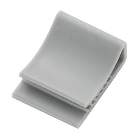 TRU COMPONENTS BASE DI FISSAGGIO TC-6645724 PER CAVO A NASTRO PIATTO, GRIGIO CHIARO, 100 PEZZI