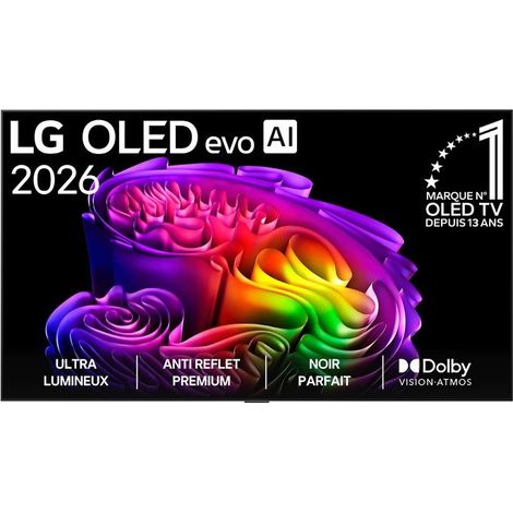 LG OLED OLED77G64LW OLED evo AI TV 77 pouces 4K 120 Hz