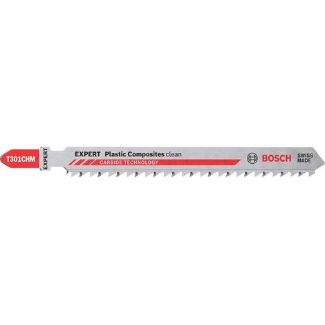 Bosch Stichsägeblätter T301CHM 3 Stück Expert 2608900566 mit Carbide Technology