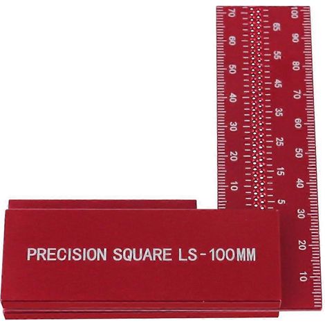 Règle de précision pour le travail du bois - Équerre de charpentier - Outil de traçage et de marquage - Mesure de hauteur (1/4)