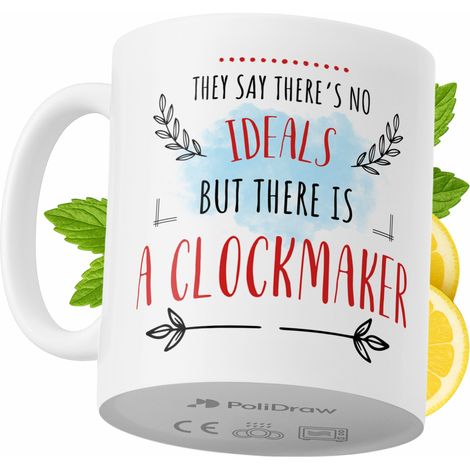 Lustige Kaffeetasse mit witzigem Textdesign für Uhrmacher – ideal für Geburtstage, Namenstage und Feiertage. Hochwertige Tasse für besondere Anlässe, ob zu Hause, im Büro oder bei der Arbeit. Farbe: W