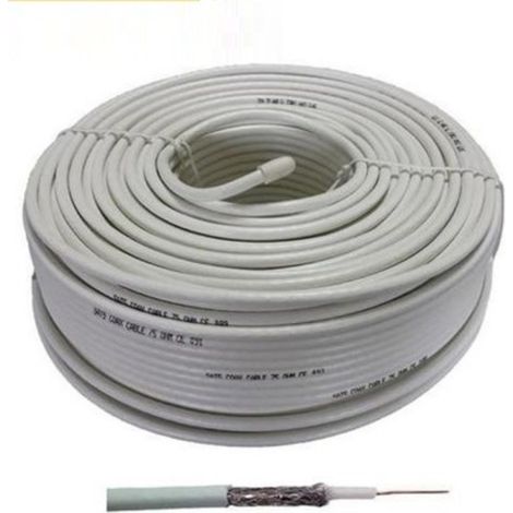 CAVO CAOSSIALE H-321 ELETTROCAMPANIA  PVC BIANCO 150 MT