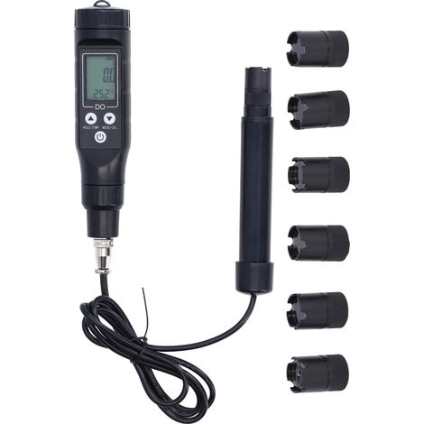 Medidor de Oxígeno Disuelto Portátil con Bluetooth, Compensación Automática de Temperatura y Pantalla LCD – Ideal para Piscinas, Acuicultura y Laboratorio (1/5)