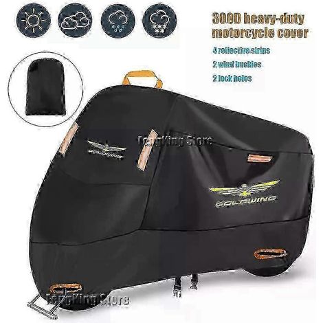 Wasserdichte Motorradabdeckung für Honda Goldwing 1800 Gold Wing GL1800 F6B, UV-Schutz, Regenschutz, BB 3XL XXXL für 220 cm