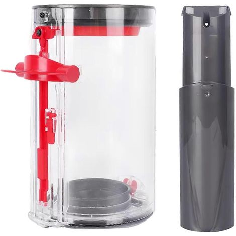 Grand bac à poussière pour aspirateur V11 Animal Torque Drive sans fil. Grand bac transparent et long. (1/4)