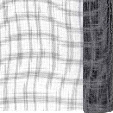 Écran en treillis Fibre de verre 80x2000 cm Gris (1/5)