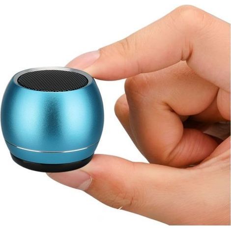 Enceinte Bluetooth - Mini enceinte portable - Enceinte Bluetooth sans fil - Véritable stéréo sans fil - Enceinte portable compacte au son puissant - Lot de 2 - Idéale pour les voyages et les activités (1/5)