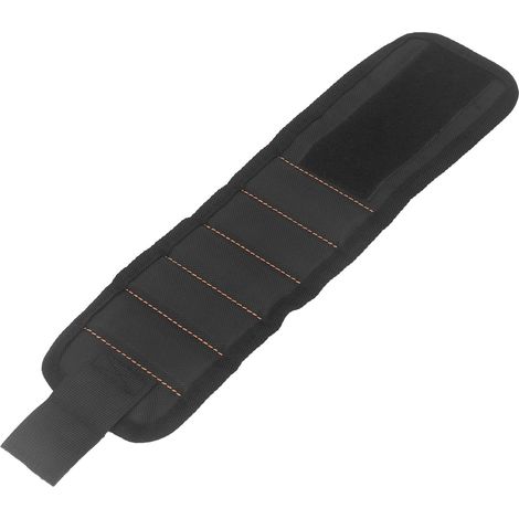 Bracelet magnétique en tissu Oxford, porte-vis 15 aimants, 34 x 9 cm, (1/5)