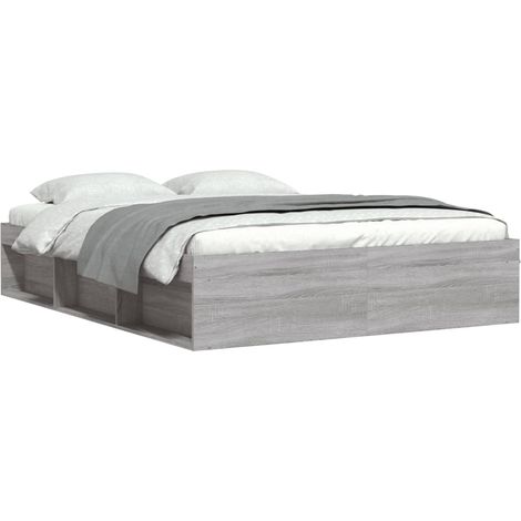 Cadre de lit sonoma gris 140x190 (1/5)