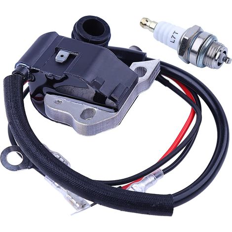 Bobine d'allumage pour tronçonneuse Stihl MS250 025 MS230 023 MS210 021 Remplacer avec bougie L7T/BPMR7A 0000 400 1306, kit bobine d'allumage MS250 (1/5)