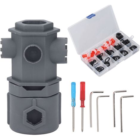 CléClé Polyvalente 16 en 1 pour Plomberie : Démontage et Installation de Robinet sous Évier avec Joints Inclus (1/5)