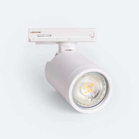 Faretto Portalampada Binario Monofase Davos per Lampadina GU10 / GU5.3  Bianco (1/5)