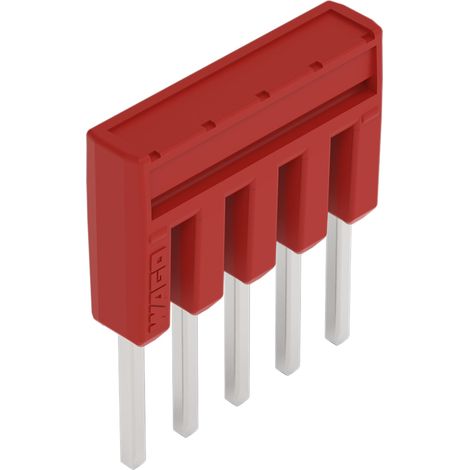 WAGO Kammbrücker 5-fach isoliert rot 2000-405/000-005 25 Stk (1/2)