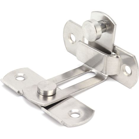 Loquet de porte de grange à angle de 90 degrés, accessoire de quincaillerie pour porte coulissante en acier inoxydable