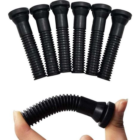 30 pcs poulet Plumeuse Volaille Doigt Plumeuse Volaille Plumer Les Doigts Bâton d'enlèvement De Plumes de Cheveux de Remplacement ( Noir )