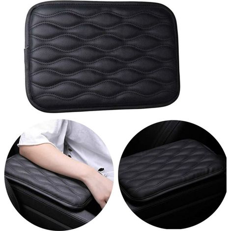 Coussin de console centrale, coussin d'accoudoir de voiture noir universel, accoudoir de voiture, adapté à la plupart des véhicules-Fei Yu (1/5)
