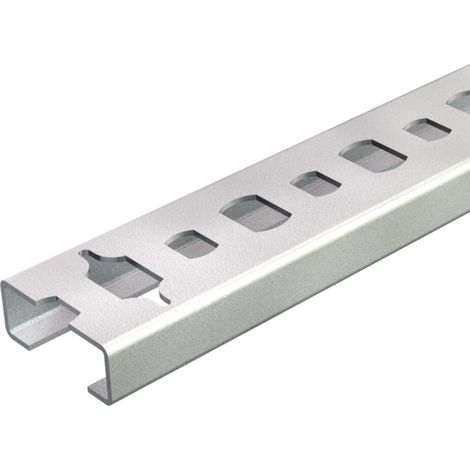 OBO Bettermann Profilschiene blank CL2008BP2000BK abbrechbar 2 Stk (1/2)