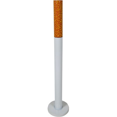 Standaschenbecher in Zigaretten Optik - 72 cm - Aschenbecher Mülleimer Standascher mit Fuß