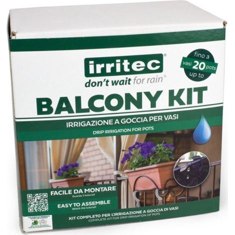 Kit Irrigazione Completo Balcony con 20 Punti Goccia Irritec (1/2)