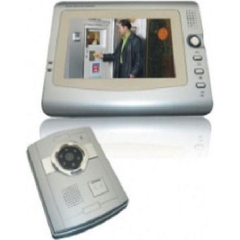 TrAdE Shop Traesio - Videocitofono Con Monitor 7" A Colori Con Telecamera Esterna Lunghezza 30mt -
